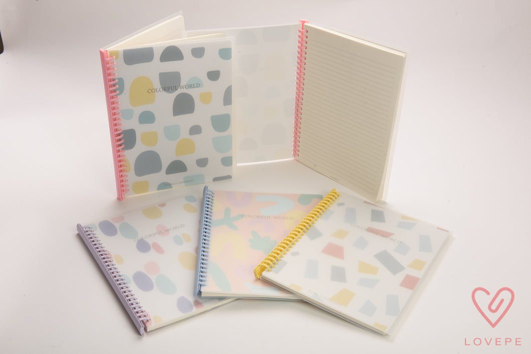 Cuaderno colorful world
