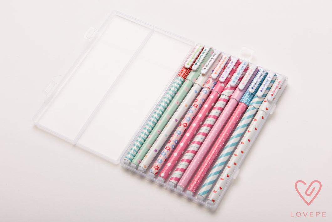 Lapiceras multicolor pack x 10