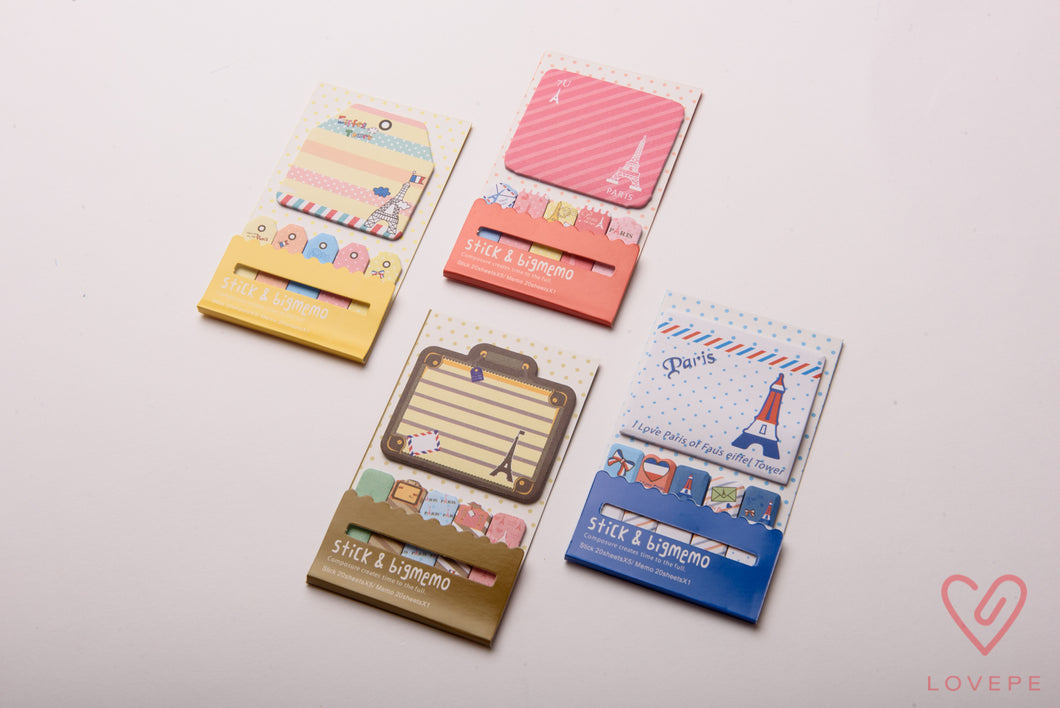 Post it con señalador Paris