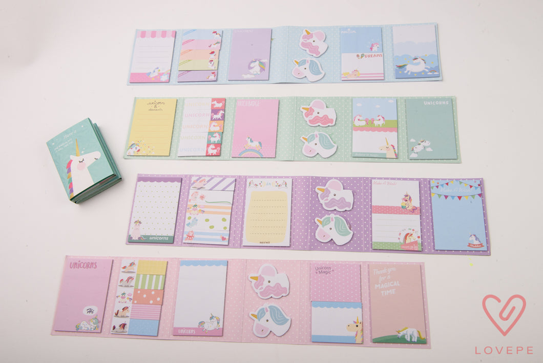 Post it librito unicornio