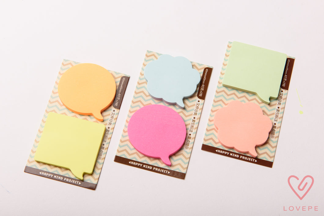 Post it dialogo color