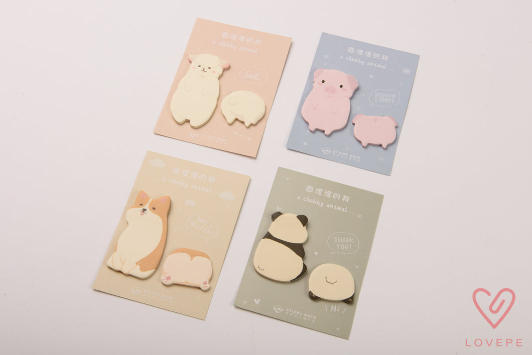 Post it animalito con colita