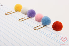 Cargar imagen en el visor de la galería, Clips pompón
